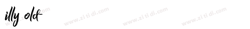 Billy Bold字体转换